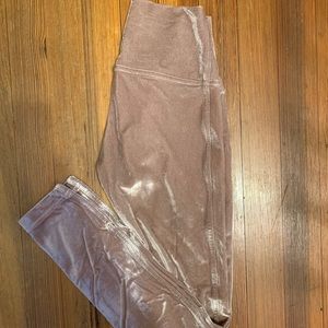 Lululemon crushed velvet legging